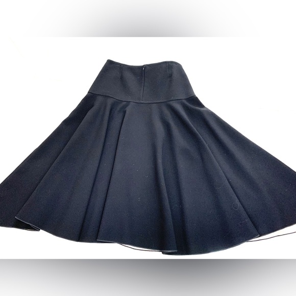 Woman's Derek Lam New York Italy Material Long Black Skirt Sz 10. Excellent - Picture 3 of 8